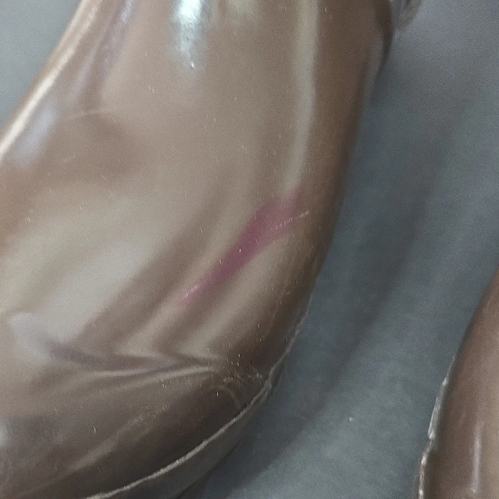 Hunter Size 8 Gloss Dark Brown Tall Rubber Rain Boots - Picture 6 of 16